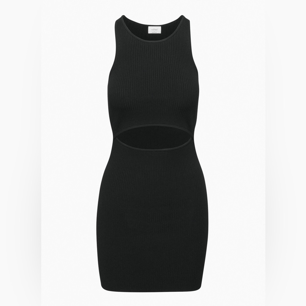 Aritzia Wilfred Cutout Knit Tank Mini Dress size XS EUC